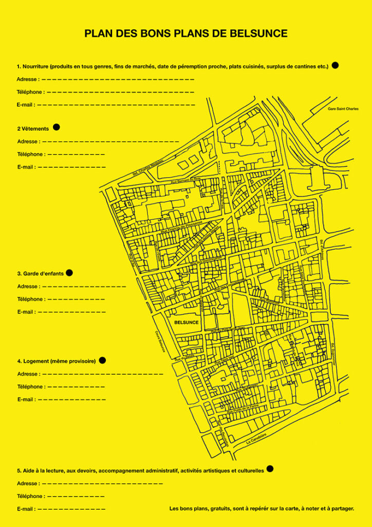 Plan des bons plans de Belsunce - Anna Guilló